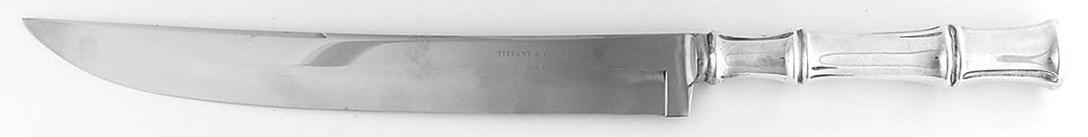 Bamboo (Sterling, 1961) Large Stainless Blade Roast Carving Knife by Tiffany & CO SILVER-1