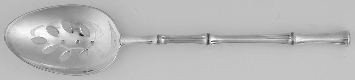 Bamboo (Sterling, 1961) Pierced Tablespoon (Serving Spoon) by Tiffany & CO SILVER-1
