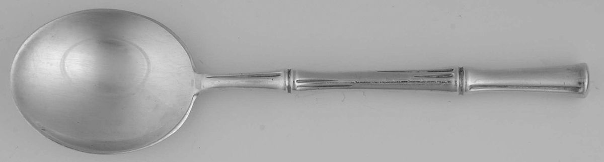 Bamboo (Sterling, 1961) Round Bowl Soup Spoon (Cream Soup) by Tiffany & CO SILVER-1