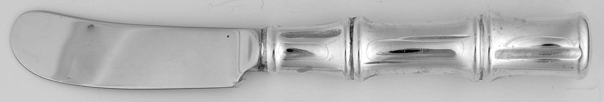Bamboo (Sterling, 1961) Butter Spreader Hollow Hdl-Paddle/Stainless Blade by Tiffany & CO SILVER-1