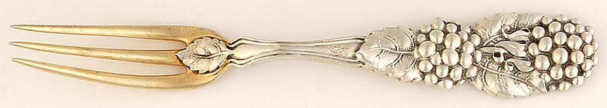 Blackberry (Sterling, 1875) Strawberry Fork by Tiffany & CO SILVER-1