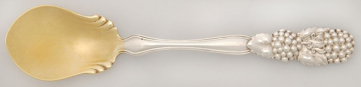Blackberry (Sterling, 1875) Ice Cream Spoon Individual by Tiffany & CO SILVER-1