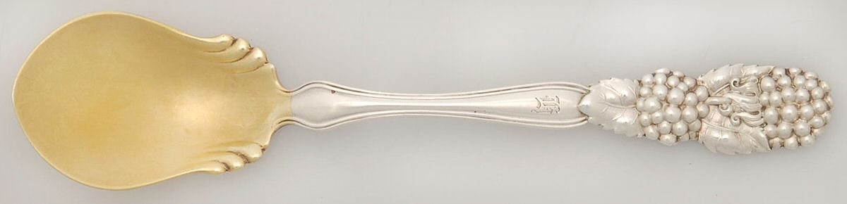 Blackberry (Sterling, 1875) Ice Cream Spoon Individual by Tiffany & CO SILVER-1