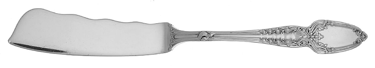 Broom Corn (Sterling, 1890, M-T-C) Solid Pickle Serving Knife by Tiffany & CO SILVER-1