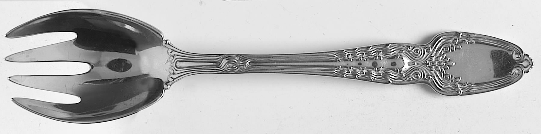 Broom Corn (Sterling, 1890, M-T-C) Ice Cream Fork by Tiffany & CO SILVER-1