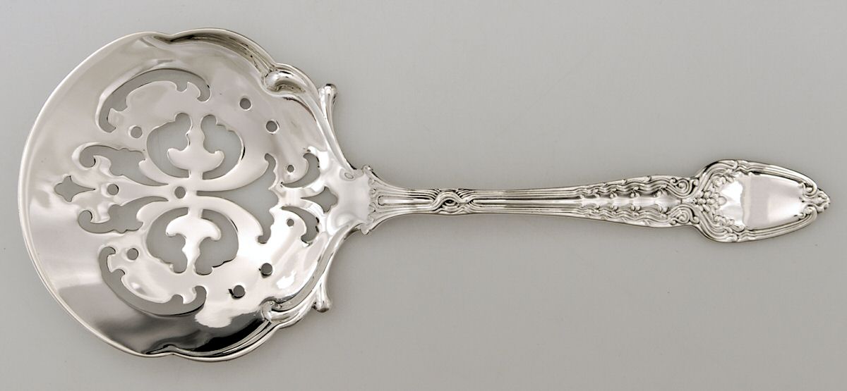 Broom Corn (Sterling, 1890, M-T-C) Tomato Server, Solid Piece by Tiffany & CO SILVER-1