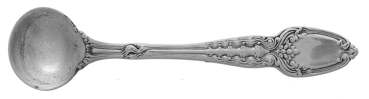 Broom Corn (Sterling, 1890, M-T-C) Master Salt Spoon by Tiffany & CO SILVER-1