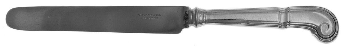 Castilian (Sterling, 1929) Pistol Handle Blunt Hollow Bolster Knife by Tiffany & CO SILVER-1