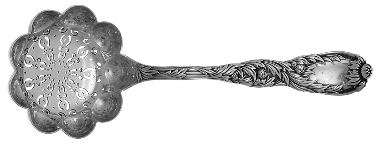 Chrysanthemum (Sterling, 1880) Large Sugar Sifter by Tiffany & CO SILVER-1