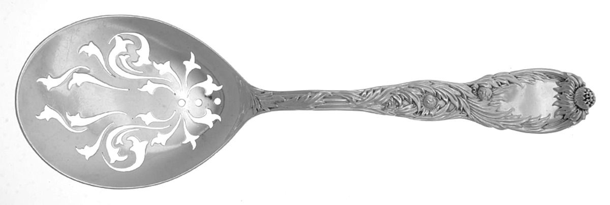 Chrysanthemum (Sterling, 1880) Pierced Solid Egg Server by Tiffany & CO SILVER-1