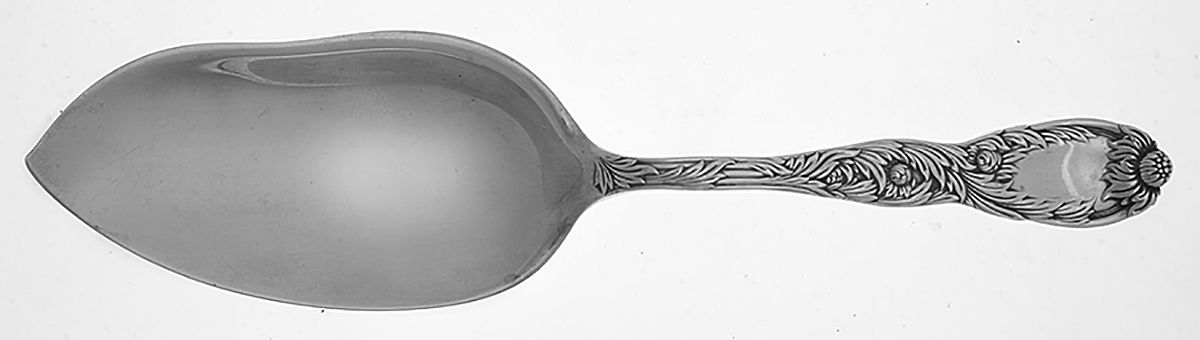 Chrysanthemum (Sterling, 1880) Large Solid Ice Cream Server by Tiffany & CO SILVER-1