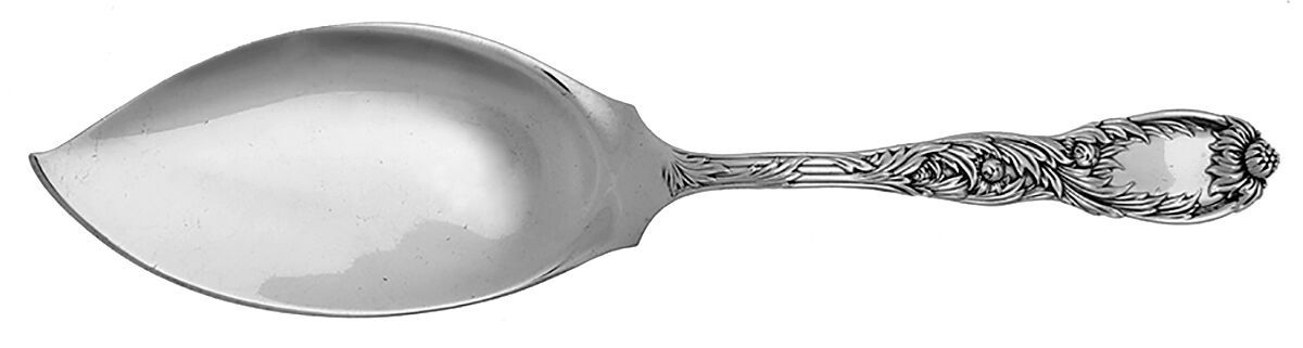 Chrysanthemum (Sterling, 1880) Small Solid Fish Serving Knife by Tiffany & CO SILVER-1