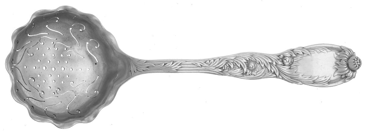 Chrysanthemum (Sterling, 1880) Large Oversize Sugar Sifter by Tiffany & CO SILVER-1