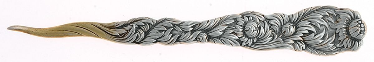 Chrysanthemum (Sterling, 1880) Solid Nut Pick by Tiffany & CO SILVER-1