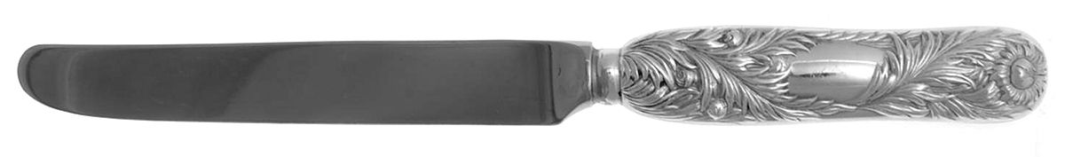 Chrysanthemum (Sterling, 1880) Dessert/Tea Knife with Stainless Blade by Tiffany & CO SILVER-1