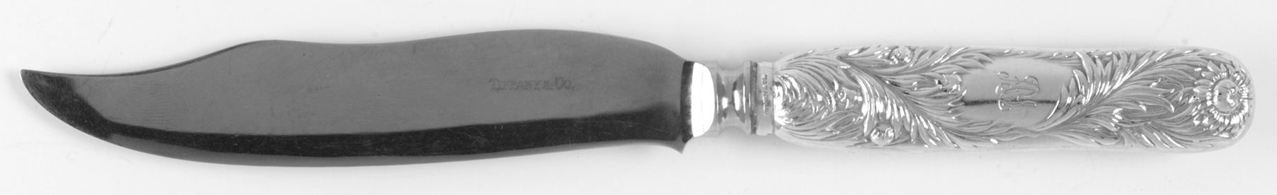 Chrysanthemum (Sterling, 1880) Individual Fish Knife with Stainless Blade by Tiffany & CO SILVER-1