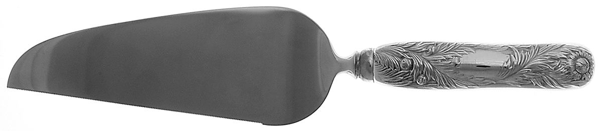 Chrysanthemum (Sterling, 1880) Pie and Cake Server with Stainless Blade by Tiffany & CO SILVER-1