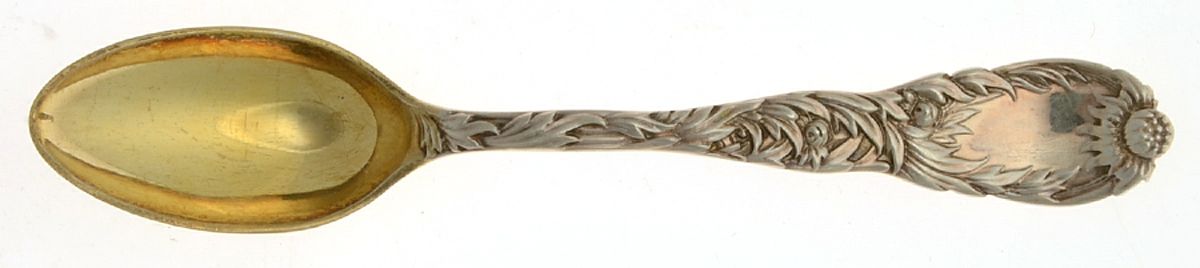 Chrysanthemum (Sterling, 1880) Five O'Clock Teaspoon by Tiffany & CO SILVER-1