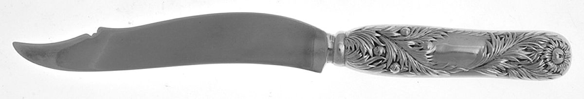 Chrysanthemum (Sterling, 1880) Individual Hollow Handle Fish Knife-Sterling Blade by Tiffany & CO SILVER-1