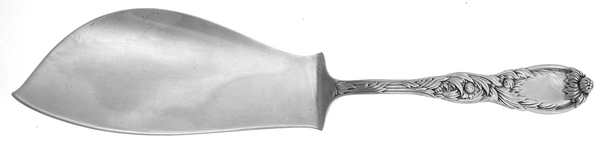 Chrysanthemum (Sterling, 1880) Large Solid Fish Serving Knife by Tiffany & CO SILVER-1
