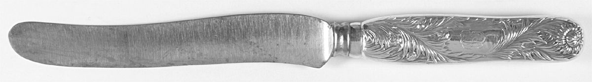 Chrysanthemum (Sterling, 1880) Old French Table Knife with Bolster by Tiffany & CO SILVER-1