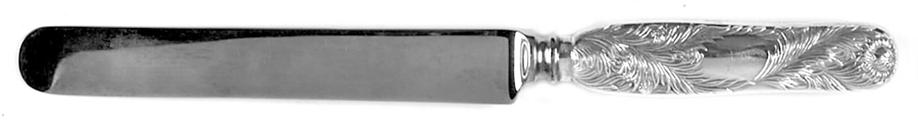 Chrysanthemum (Sterling, 1880) Blunt Hollow Knife with Bolster by Tiffany & CO SILVER-1