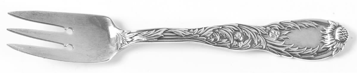 Chrysanthemum (Sterling, 1880) 3-Tine Salad Fork by Tiffany & CO SILVER-1