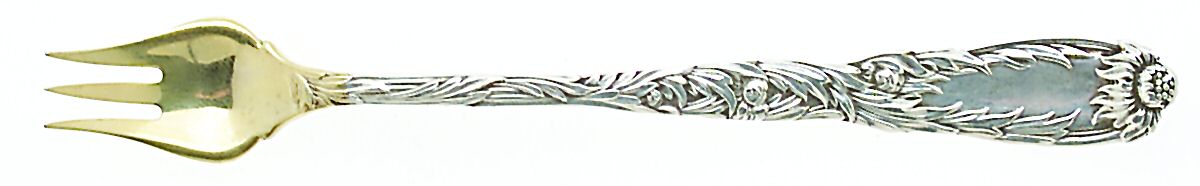Chrysanthemum (Sterling, 1880) Oyster Fork by Tiffany & CO SILVER-1