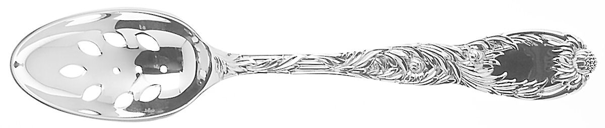 Chrysanthemum (Sterling, 1880) Pierced Tablespoon (Serving Spoon) by Tiffany & CO SILVER-1