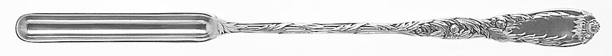 Chrysanthemum (Sterling, 1880) Marrow/Bone Scoop, Solid Piece by Tiffany & CO SILVER-1