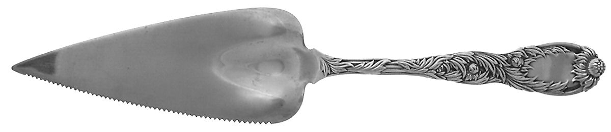 Chrysanthemum (Sterling, 1880) Solid Pastry Server by Tiffany & CO SILVER-1