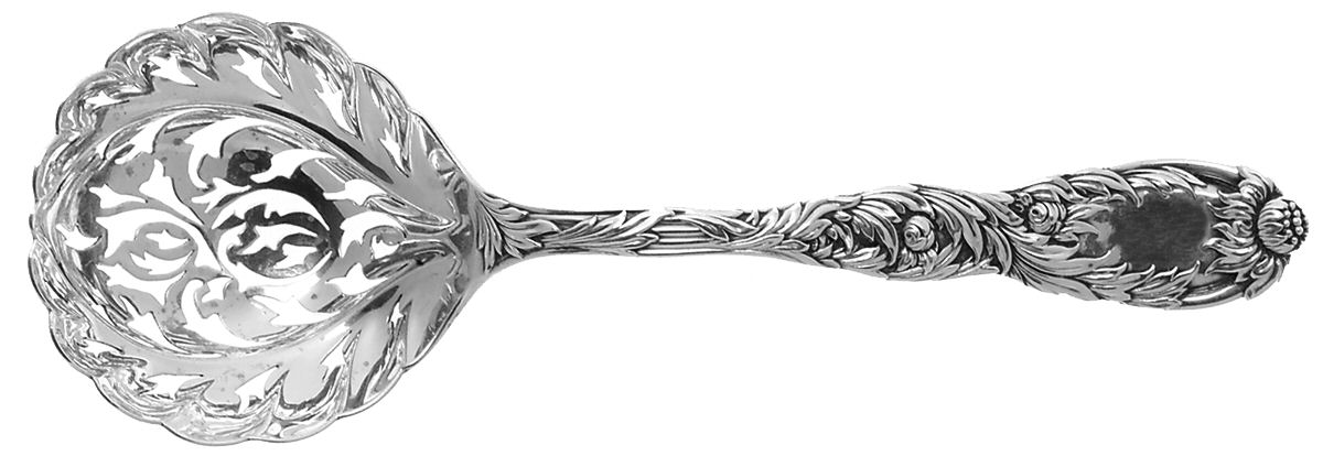 Chrysanthemum (Sterling, 1880) Large Sugar Sifter by Tiffany & CO SILVER-1