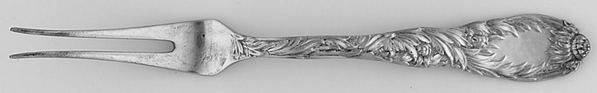Chrysanthemum (Sterling, 1880) Individual Solid Fruit Fork by Tiffany & CO SILVER-1