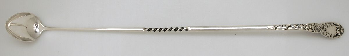 Chrysanthemum (Sterling, 1880) Large Claret Spoon, Solid Piece by Tiffany & CO SILVER-1