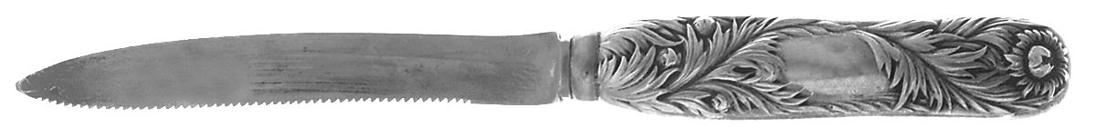 Chrysanthemum (Sterling, 1880) Knife-Orange/Hlw Hdl-Strlblade by Tiffany & CO SILVER-1