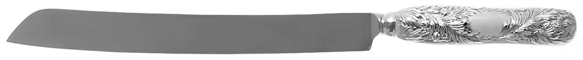 Chrysanthemum (Sterling, 1880) Cake Slicer with Stainless Blade by Tiffany & CO SILVER-1