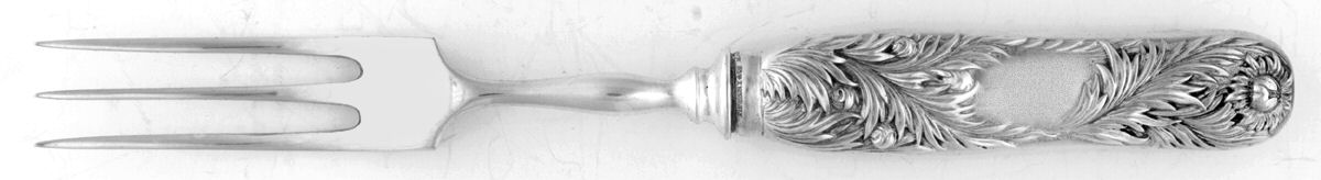 Chrysanthemum (Sterling, 1880) Individual Silverplate Prong Bird Fork by Tiffany & CO SILVER-1