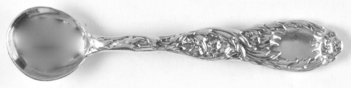 Chrysanthemum (Sterling, 1880) Individual Salt Spoon by Tiffany & CO SILVER-1