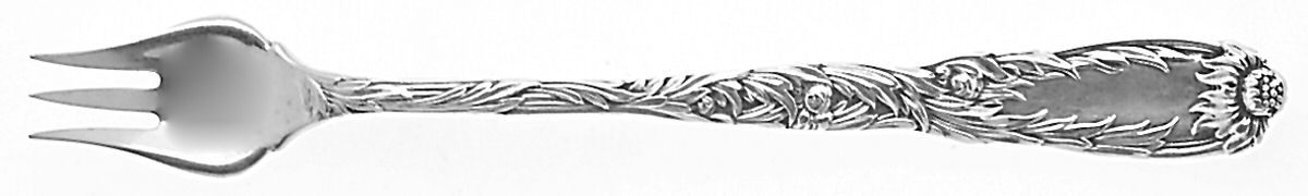 Chrysanthemum (Sterling, 1880) Oyster Fork by Tiffany & CO SILVER-1
