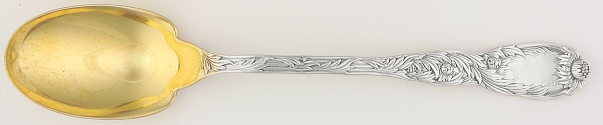 Chrysanthemum (Sterling, 1880) Seafood Serving Spoon Solid Piece by Tiffany & CO SILVER-1