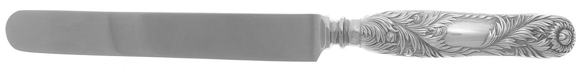 Chrysanthemum (Sterling, 1880) Blunt Hollow Handle Knife W/Bolster by Tiffany & CO SILVER-1