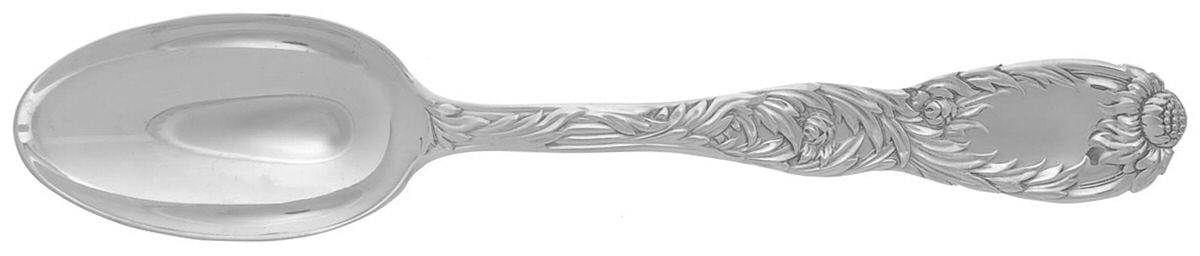 Chrysanthemum (Sterling, 1880) Dessert/Oval Soup Spoon by Tiffany & CO SILVER-1