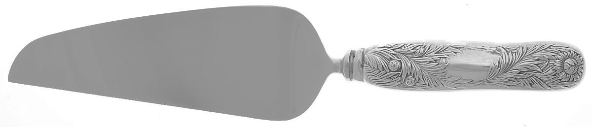Chrysanthemum (Sterling, 1880) Pie & Cake Server with Stainless Blade by Tiffany & CO SILVER-1