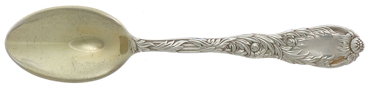 Chrysanthemum (Sterling, 1880) Ice Cream Spoon Individual by Tiffany & CO SILVER-1
