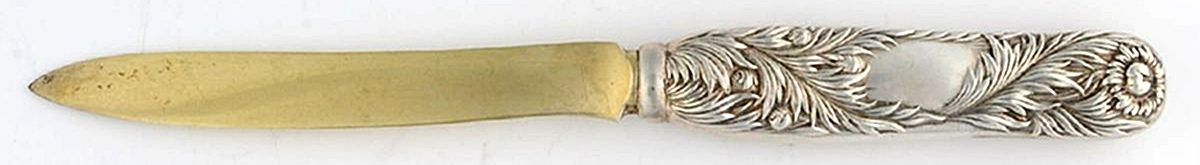 Chrysanthemum (Sterling, 1880) Knife-Fruit/Hollow Handle-Sterling Blade by Tiffany & CO SILVER-1