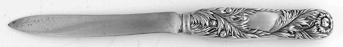 Chrysanthemum (Sterling, 1880) Hollow Handle Fruit Knife with Sterling Blade by Tiffany & CO SILVER-1