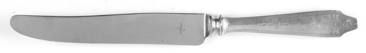 Clinton Engraved (Sterling, No Monograms) New French Hollow Knife with Bolster by Tiffany & CO SILVER-1