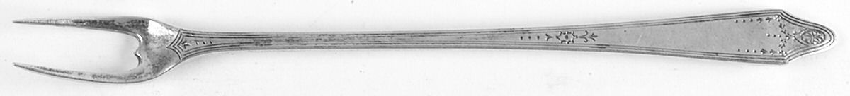 Clinton Engraved (Sterling, No Monograms) Two-Tine Butter Pick by Tiffany & CO SILVER-1
