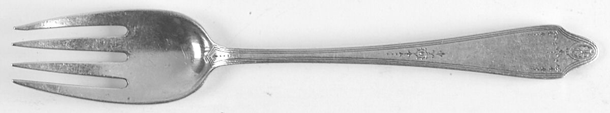 Clinton Engraved (Sterling, No Monograms) Individual Solid Fish Fork by Tiffany & CO SILVER-1
