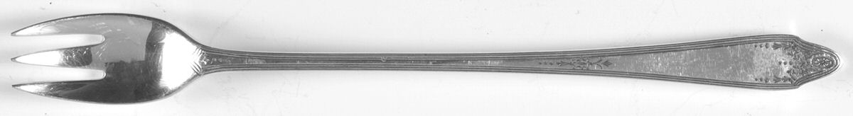 Clinton Engraved (Sterling, No Monograms) Oyster Fork by Tiffany & CO SILVER-1